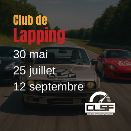 30 mai  - 25 juillet - 12 septembre 2026 - Club Lapping St-Félicien